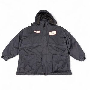 RED KAP Heavyweight Outdoor Winter Parka Hooded Jacket